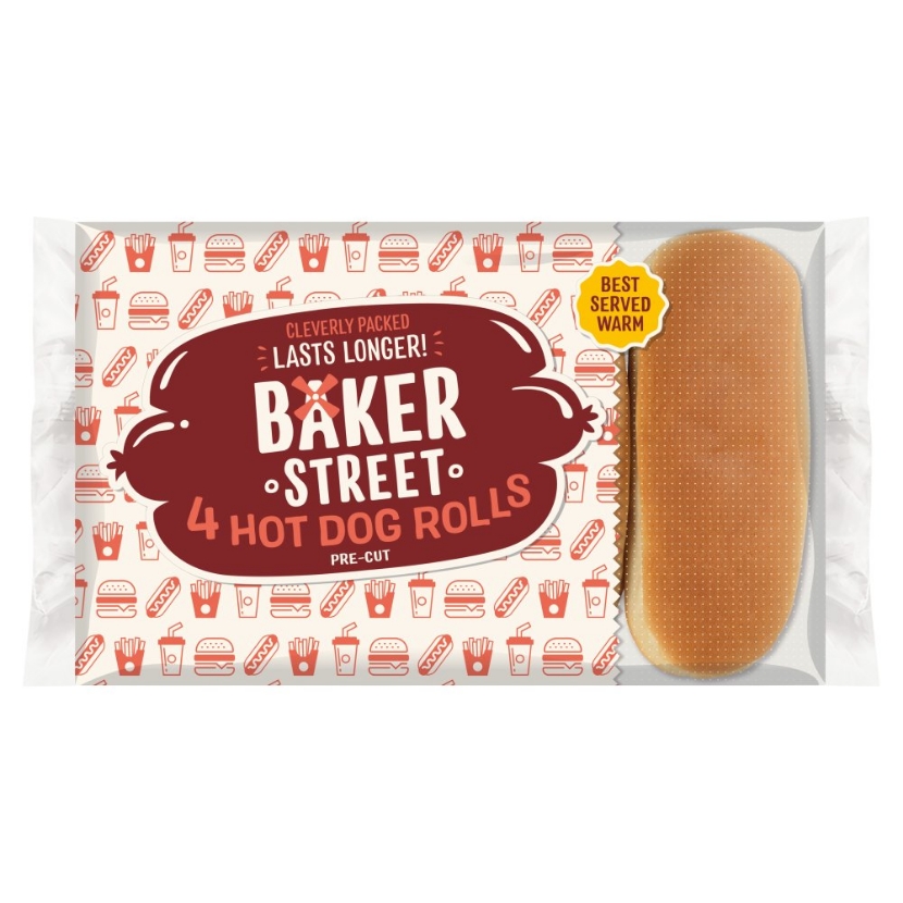 Picture of Baker Street 4 Hot Dog Rolls